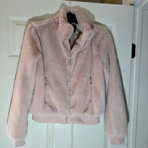 Ambiance Outwear Fuzzy Pink Jacket